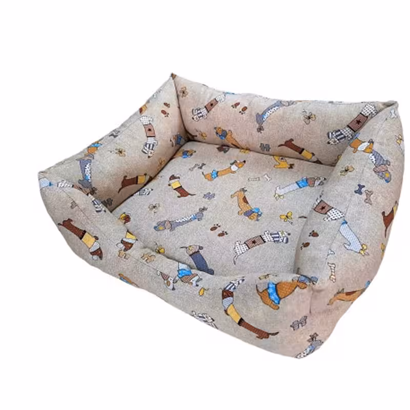 cama5 1 Siesta Cama Nala Gris 55cm - Imagen 1