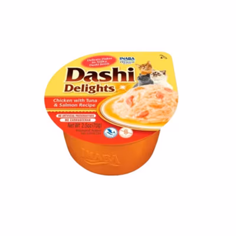 Frame 1 (52) Churu Dashi Pollo con Atún y Salmón 70gr - Imagen 1