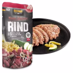 Ternera con Pasta al Huevo y Calabacín 125gr