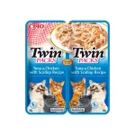 Churu Twin Packs Atún y Pollo en Caldo de Vieira 2 x 40Gr